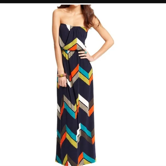 Trixxi striped Boho maxi dress. - Picture 1 of 2